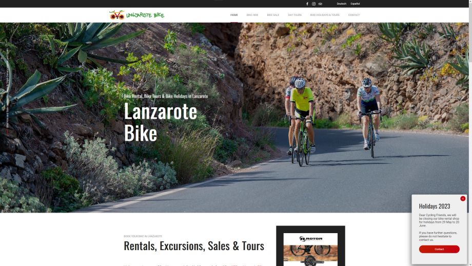 Portfolio | Lanzarote Bike