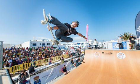 Skateboard Famara - Photo © Sven Grossenbacher