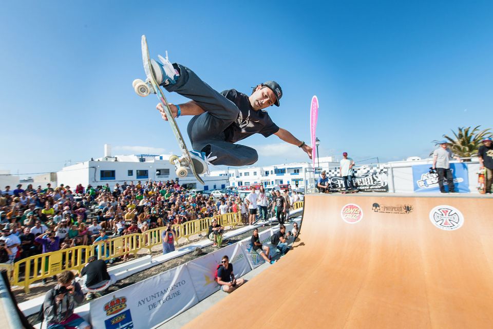 Skateboard Famara - Photo © Sven Grossenbacher