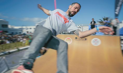 Skateboard Famara - Photo © Sven Grossenbacher