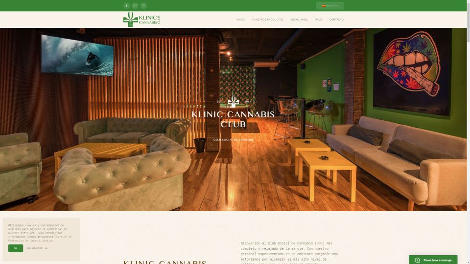 MediaFish Diseño Web - Klinic Cannabis Club
