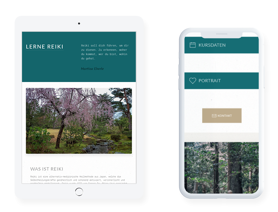 MediaFish Webdesign - Lerne Reiki, Martina Eberle