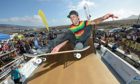 Skateboard Famara - Photo © Sven Grossenbacher