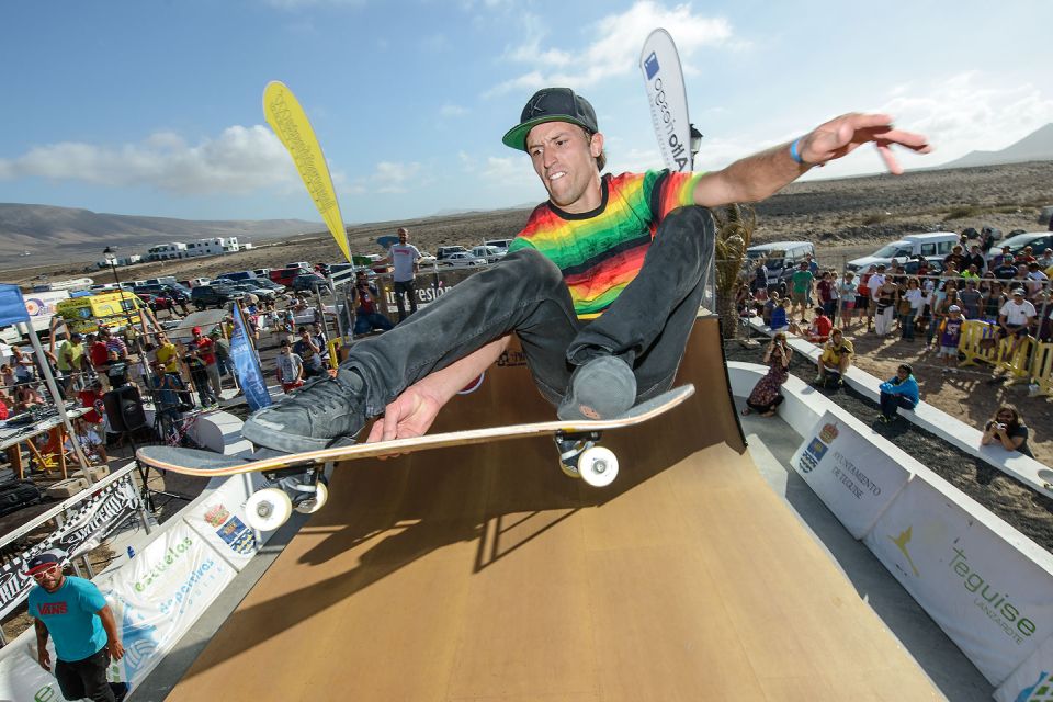 Skateboard Famara - Photo © Sven Grossenbacher