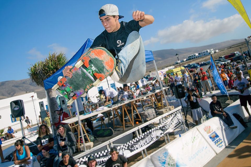 Skateboard Famara - Photo © Sven Grossenbacher